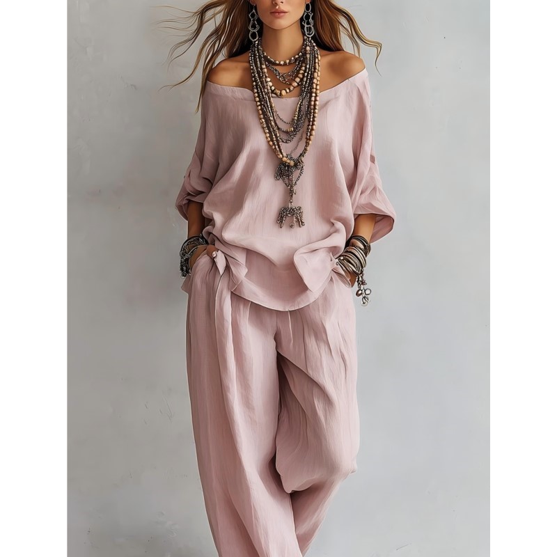 Summer New Casual Loose Linen  - Linen Pant Wide review and price