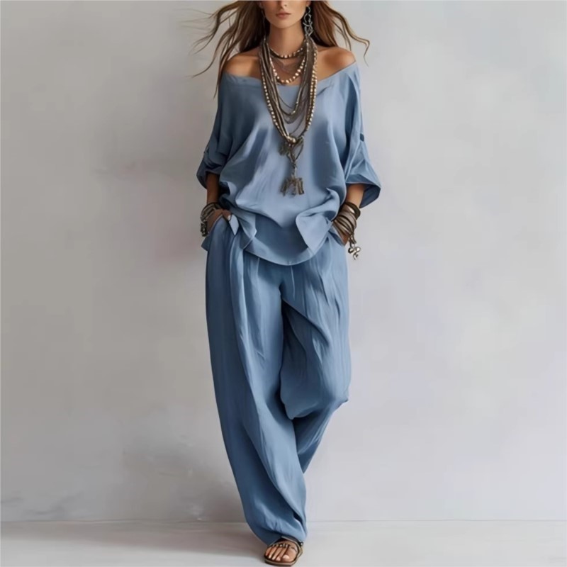 Summer New Casual Loose Linen  - Linen Pant Wide review and price