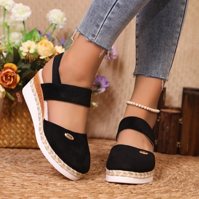 Women Closed Toe Wedge Sandals - Wedge Espadrille Women review and price