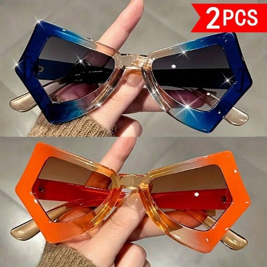 Two-Piece Set Style, Irregular - Sunglasses Cat Eye review and price