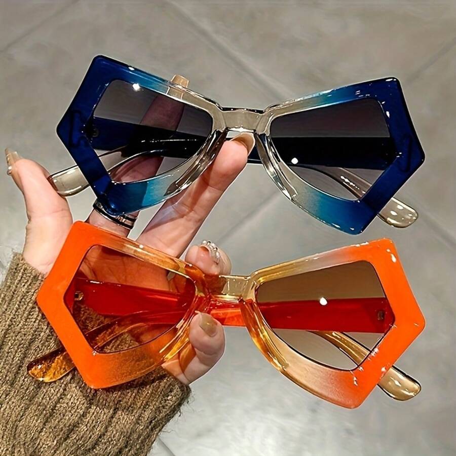Two-Piece Set Style, Irregular - Sunglasses Cat Eye review and price